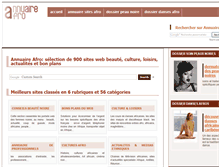 Tablet Screenshot of annuaire-afro.com